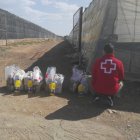 Imágenes cedidas por Cruz Roja del trabajo que hacen en los asentamientos