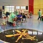 Donación en la base de Viator