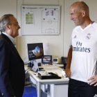 Florentino Pérez y Zidane.