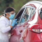 Las pruebas rápidas se realizan desde el automóvil.