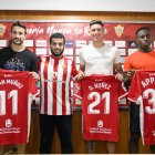 Turki Al-Sheikh con Juan Muñoz, Darwin Núñez y Arvin Appiah.