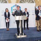 Imagen de la rueda de prensa telemática de esta mañana.