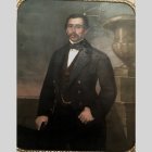 Ginés orozco segura, en un retrato de Giuliani de 1857, propiedad de Rafael Monterreal.