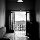 "Hago tiempo recorriendo el balcón de norte a sur".