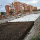 Imagen de las obras en el tramo del soterramiento en El Puche