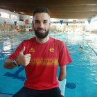 El campeón almeriense en su última visita a Roquetas de Mar.