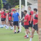 Cada vez hay más jugadores entrenando juntos.