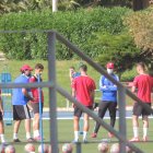 Charla pensando en la Liga.