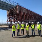 Visita a las obras del Cargadero del Mineral