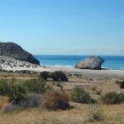 Playa de Mónsul, en el Parque Natural Cabo de Gata- Níjar. Playa de Mónsul, en el Parque Natural Cabo de Gata- Níjar.