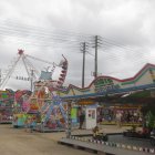 Atracciones en una pasada edición de la Feria de Almería.