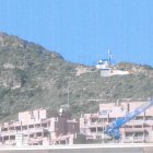 Alzado del faro ubicado en su emplazamiento del Cerro del Moro Manco, en Marina de la Torre.