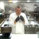 José Álvarez durante el directo de la ponencia.