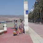 El Paseo Marítimo de Almería este miércoles.