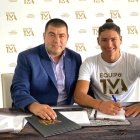 Edgardo Lasalvia con Darwin Núñez.