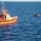 Imagen del rescate de una patera.