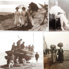 José González Billón junto a imágenes de Garrucha tomadas por él entre 1903 y 1906