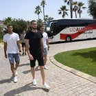 Peybernes el día que conoció a Turki Al-Sheikh en Almerimar.