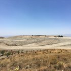 Maquinas trabajando hace unas semanas en Cerro Roldán.