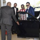 El presidente del Almería, en su segunda visita a Almería.