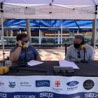 El concejal de Cultura y Educación del Ayuntamiento de Almería, Diego Cruz, visitaba el set móvil de la SER.