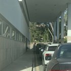 Realización de pruebas PCR en el autocovid de la Bola Azul.