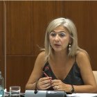 Patricia del Pozo, ayer durante su intervención en la Comisión de Cultura.