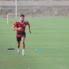 Enzo Zidane en el campo de la Vega de Acá.