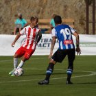Fran Villalba en una jugada de la primera parte.