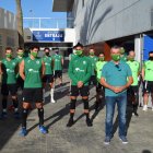 Reunión del presidente de Unicaja Almería con la plantilla.