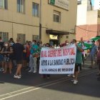 Protestas por el cierre del Hospital de la Cruz Roja.
