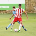 José Romera en el amistoso contra el Badajoz.