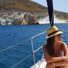 Isabel Jiménez en Cabo de Gata.