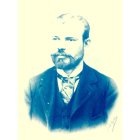 Pedro Alemán, industrial, poco antes de morir en un retrato de Antonio Mateos.