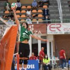 Ignacio Sánchez en el partido contra CV Teruel.