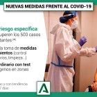 Cartel informativo de la Junta.