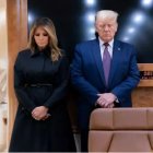 El presidente de Estados Unidos, Donald Trump, y su esposa, Melania Trump.
