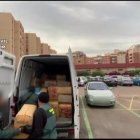 Fardos de hachís hallados en la operación.