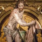 Jesús flagelado recogiendo sus vestiduras. Foto: Wikimedia Commons.