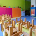 El interior de un aula.