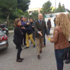 Consejero y delegado de Educación, en un centro almeriense.