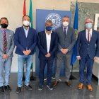 Participantes en la reunión sobre Medicina en la UAL celebrada este lunes.