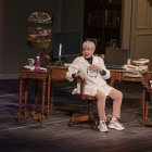 Concha Velasco, en un momento de la representación de su adiós en el Maestro Padilla.