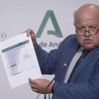 El consejero de Salud y Familias, Jesús Aguirre.