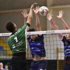 Una jugada del partido.