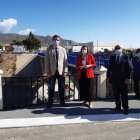 Acto de inauguración del puente de Puente del Río.