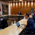 Reunión del Comité de crisis.  Foto: Principado