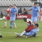 Umar Sadiq en el partido contra el Girona el pasado domingo.