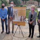 Presentación de las Jornadas Europeas de Patrimonio, con Eloísa Cabrera y Gema Embí Nájar.
