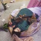 La imagen de la Virgen de la Consolación apareció por los suelos.